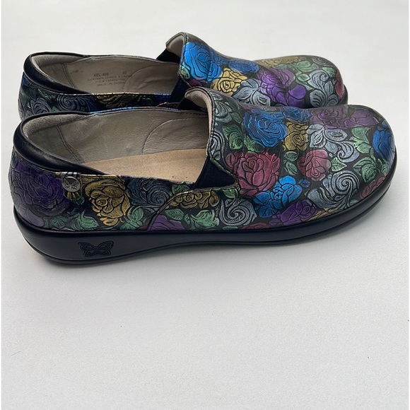 Alegria Kel-466 Colorful Leather Slip-Ons - Picture 8 of 15